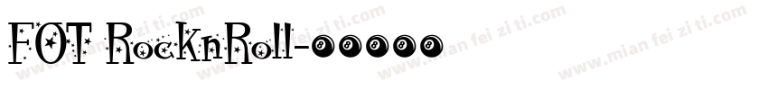 FOT RocknRoll字体转换